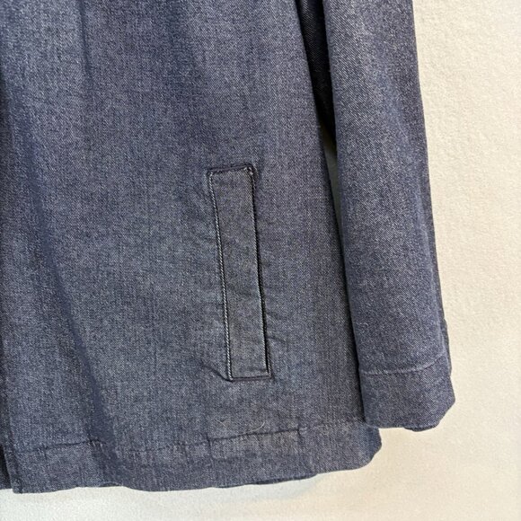 Merona Women's Dark Denim Jacket 3/4 Sleeve Cape Style Size M - Picture 2 of 10